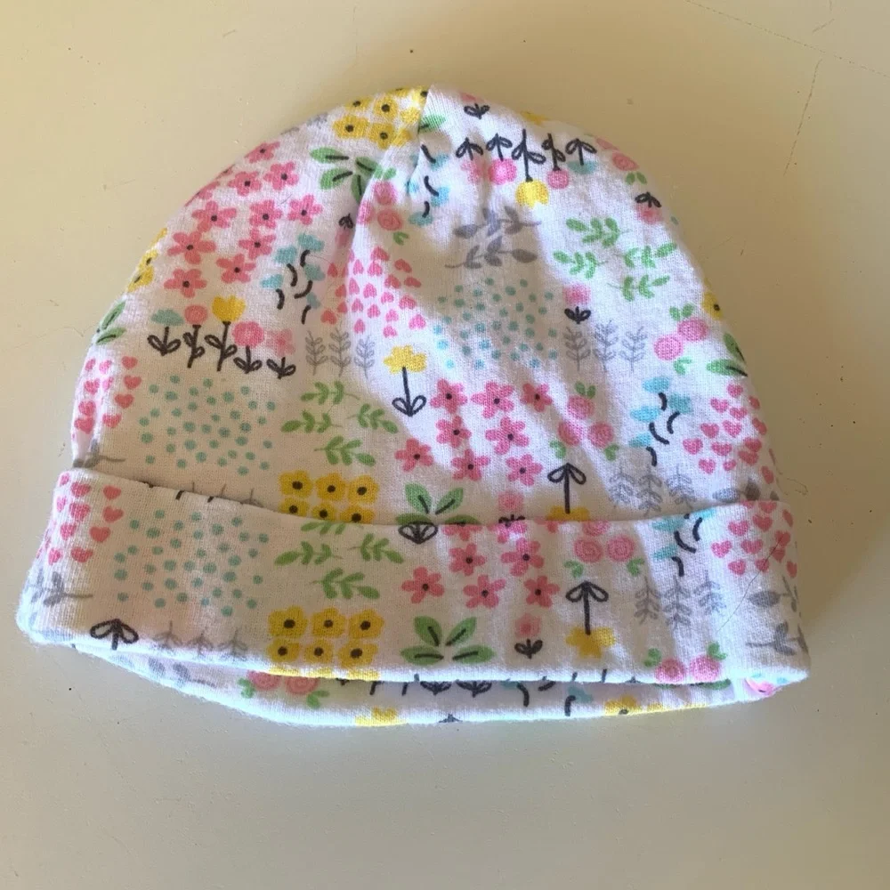 Infant Girl Bundle of 5 Beanies
